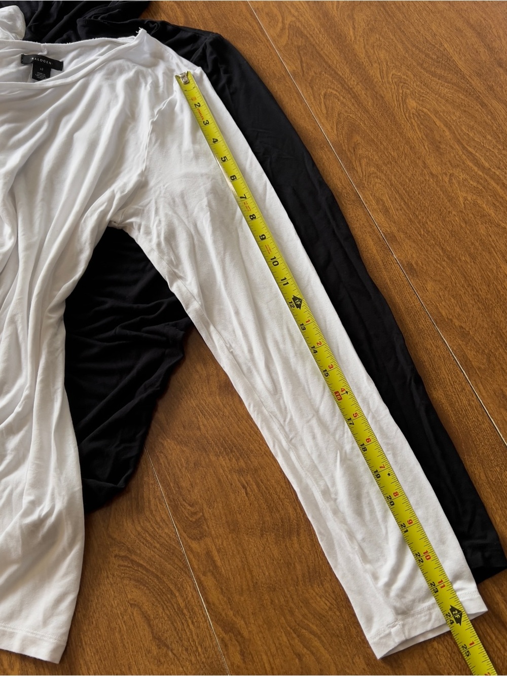 Halogen Women’s Bundle White & Black Stretch Long Sleeve Basic Shirt Top size XL - Picture 11 of 11